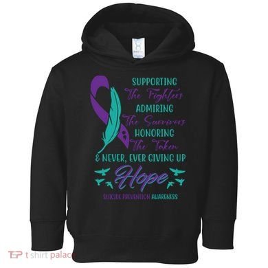 Suicide Prevention Awareness Hope Quote Toddler Hoodie