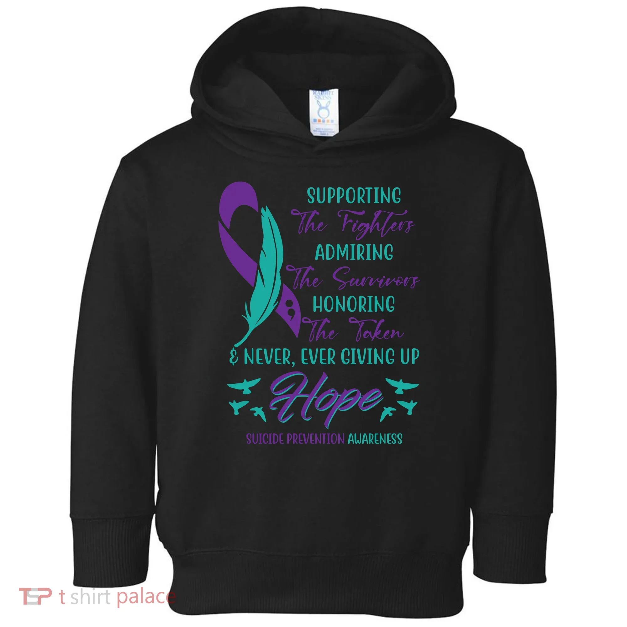 Suicide Prevention Awareness Hope Quote Toddler Hoodie