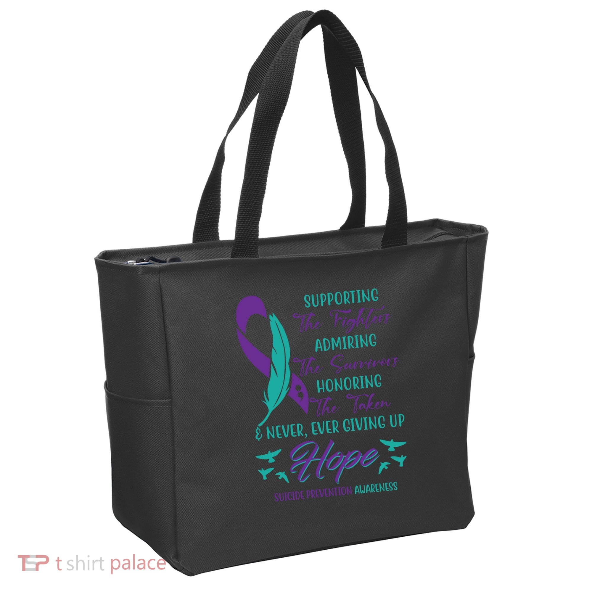 Suicide Prevention Awareness Hope Quote Tote Bag