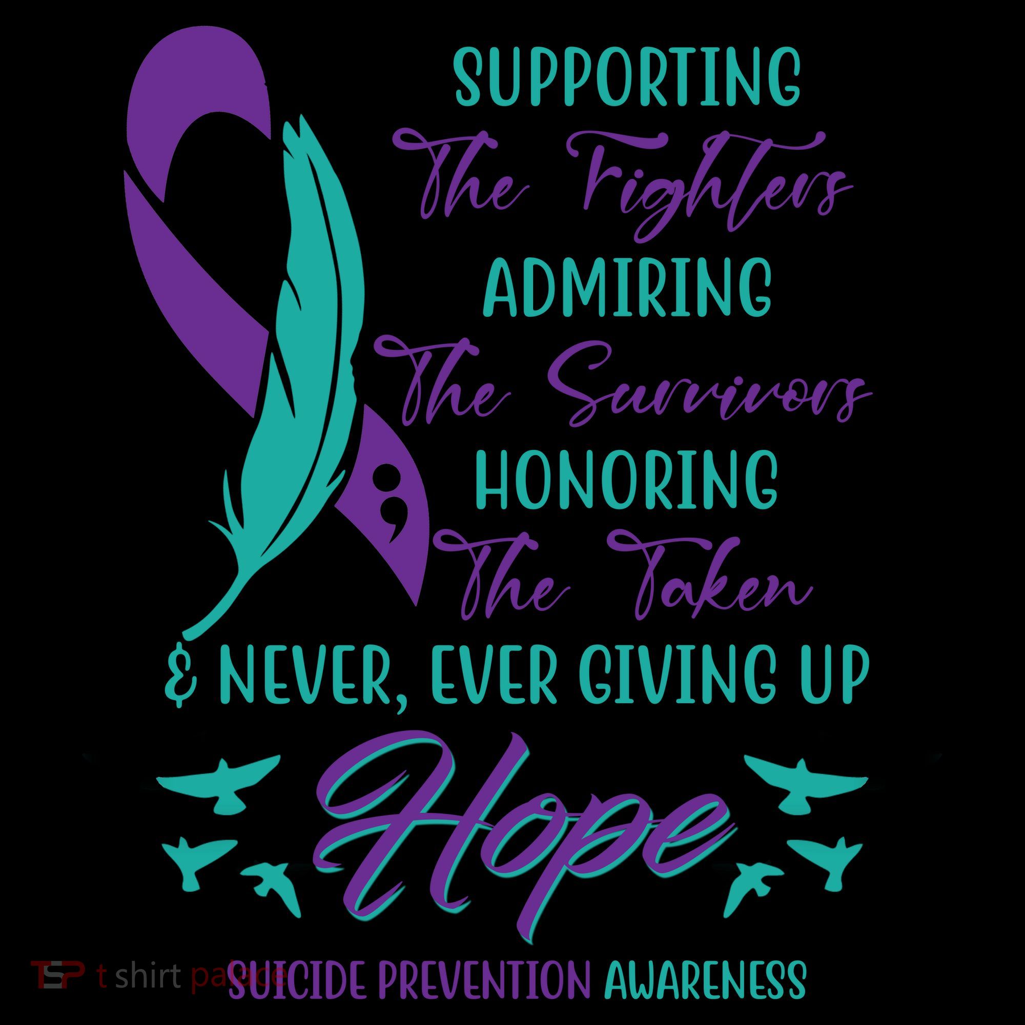 Suicide Prevention Awareness Hope Quote Tote Bag