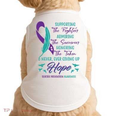 Suicide Prevention Awareness Hope Quote Doggie Tank