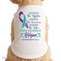 Suicide Prevention Awareness Hope Quote Doggie Tank thumb 0