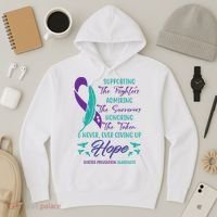 Suicide Prevention Awareness Hope Quote Hoodie thumb 3