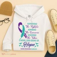 Suicide Prevention Awareness Hope Quote Hoodie thumb 4