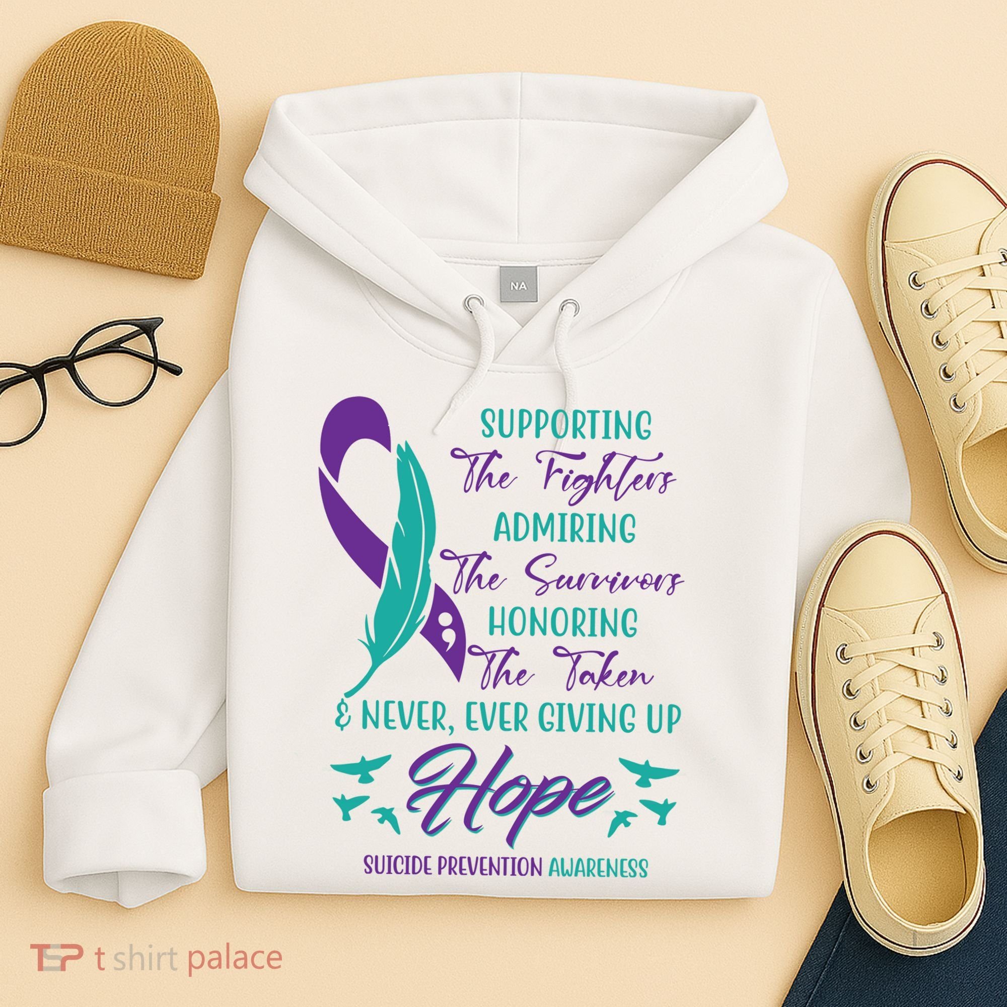 Suicide Prevention Awareness Hope Quote Hoodie