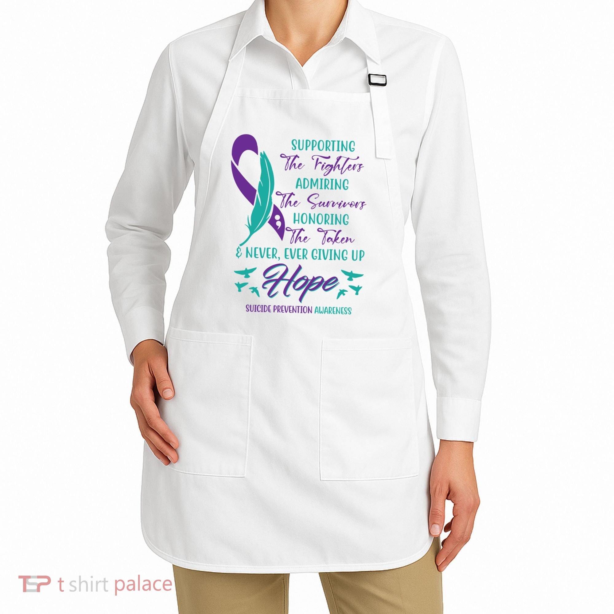 Suicide Prevention Awareness Hope Quote Apron