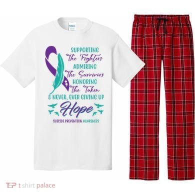 Suicide Prevention Awareness Hope Quote Pajama Set