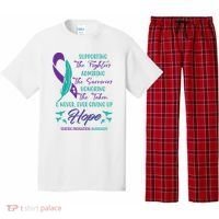 Suicide Prevention Awareness Hope Quote Pajama Set thumb 0