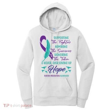 Suicide Prevention Awareness Hope Quote Women's Hoodie