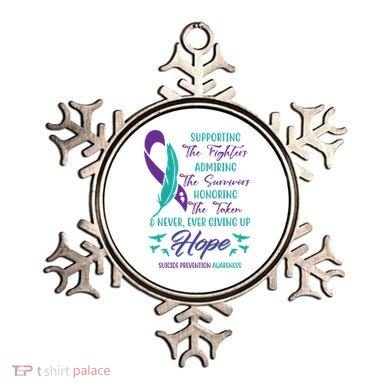 Suicide Prevention Awareness Hope Quote Ornament