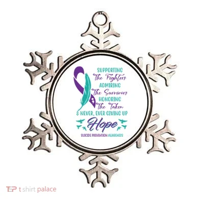 Suicide Prevention Awareness Hope Quote Ornament