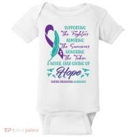 Suicide Prevention Awareness Hope Quote Baby Bodysuit thumb 0