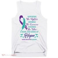 Suicide Prevention Awareness Hope Quote Tank Top thumb 0