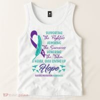Suicide Prevention Awareness Hope Quote Tank Top thumb 2