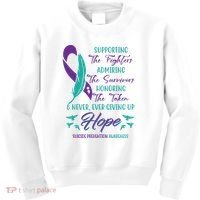 Suicide Prevention Awareness Hope Quote Kids Sweatshirt thumb 0