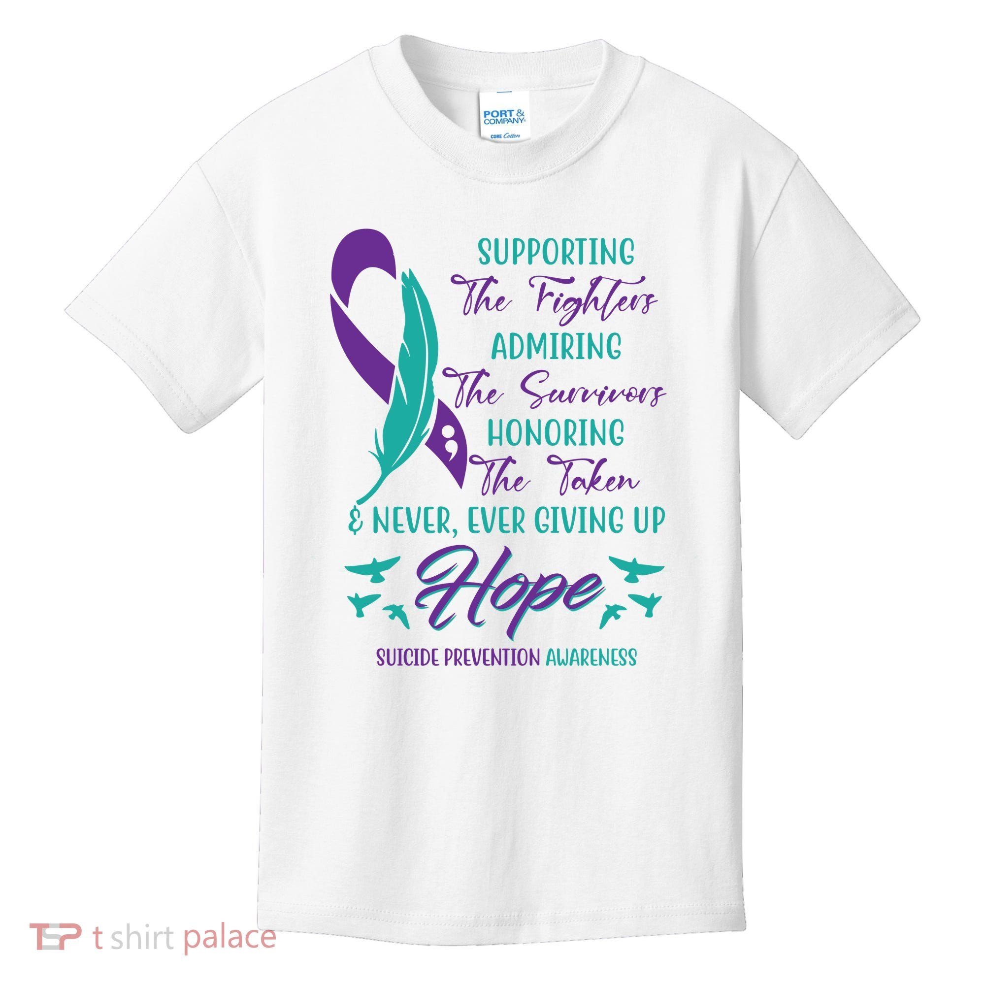 Suicide Prevention Awareness Hope Quote Kids T-Shirt