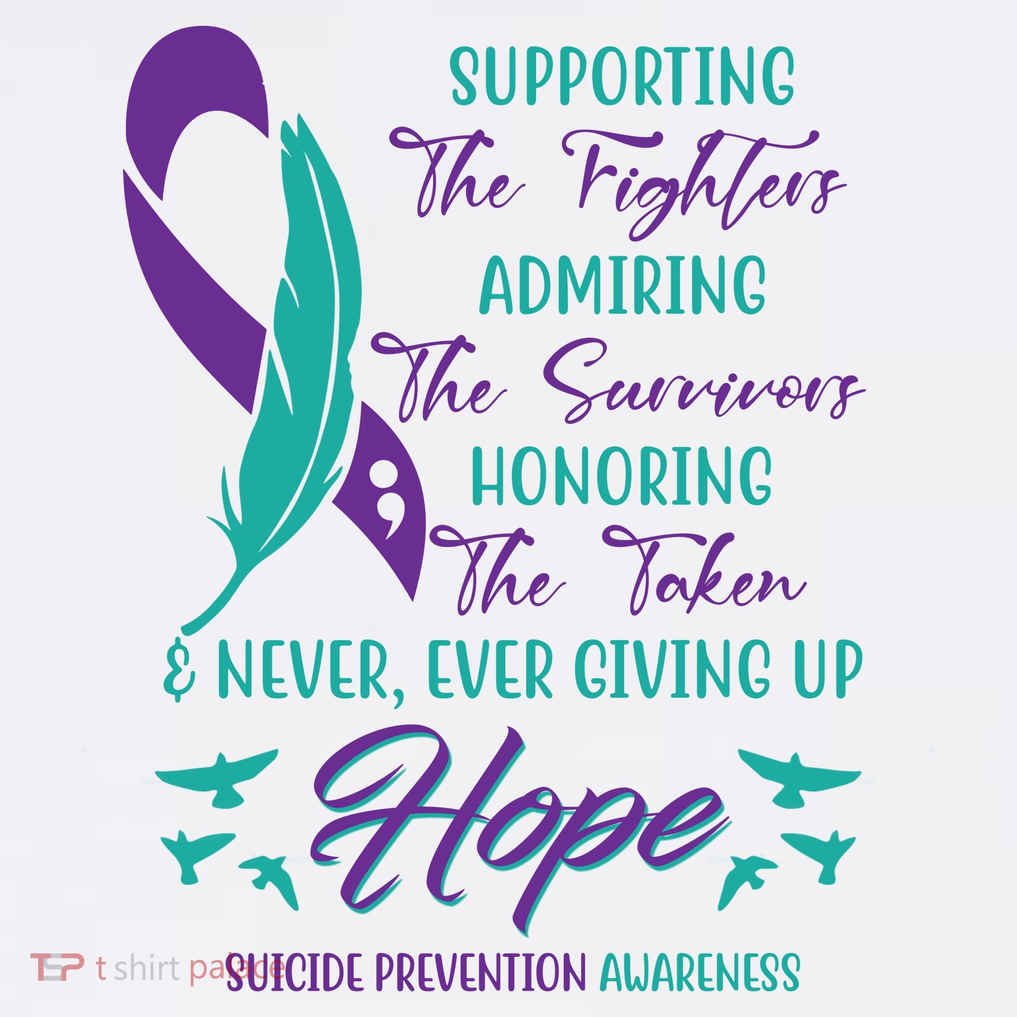 Suicide Prevention Awareness Hope Quote Kids T-Shirt