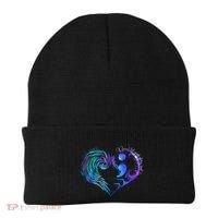 Suicide Prevention Awareness Teal Purple Heart You Matter Funny Gift Beanie thumb 0