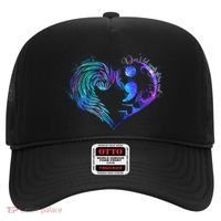 Suicide Prevention Awareness Teal Purple Heart You Matter Funny Gift Hat thumb 0