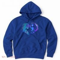 Suicide Prevention Awareness Teal Purple Heart You Matter Funny Gift Hoodie thumb 0