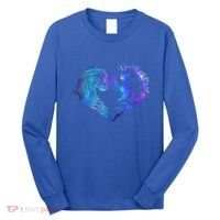 Suicide Prevention Awareness Teal Purple Heart You Matter Funny Gift Long Sleeve Shirt thumb 0