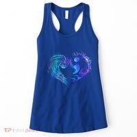 Suicide Prevention Awareness Teal Purple Heart You Matter Funny Gift Women's Tank Top thumb 0