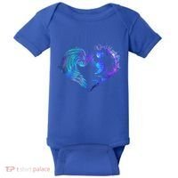 Suicide Prevention Awareness Teal Purple Heart You Matter Funny Gift Baby Bodysuit thumb 0