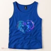 Suicide Prevention Awareness Teal Purple Heart You Matter Funny Gift Tank Top thumb 2