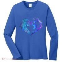 Suicide Prevention Awareness Teal Purple Heart You Matter Funny Gift Women's Long Sleeve Shirt thumb 0