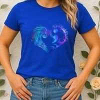 Suicide Prevention Awareness Teal Purple Heart You Matter Funny Gift Women's T-Shirt thumb 2