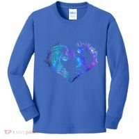 Suicide Prevention Awareness Teal Purple Heart You Matter Funny Gift Kids Long Sleeve Shirt thumb 0