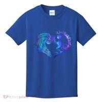 Suicide Prevention Awareness Teal Purple Heart You Matter Funny Gift Kids T-Shirt thumb 0
