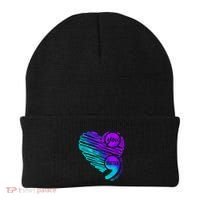 Suicide Prevention Awareness Week You Matter Semicolon Heart Cute Gift Beanie thumb 0