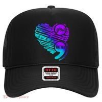 Suicide Prevention Awareness Week You Matter Semicolon Heart Cute Gift Hat thumb 0