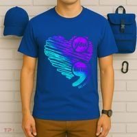 Suicide Prevention Awareness Week You Matter Semicolon Heart Cute Gift T-Shirt thumb 6