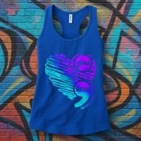 Suicide Prevention Awareness Week You Matter Semicolon Heart Cute Gift Women's Tank Top thumb 3