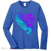 Suicide Prevention Awareness Week You Matter Semicolon Heart Cute Gift Women's Long Sleeve Shirt thumb 0