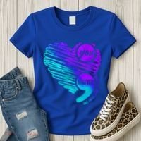 Suicide Prevention Awareness Week You Matter Semicolon Heart Cute Gift Women's T-Shirt thumb 3
