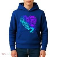 Suicide Prevention Awareness Week You Matter Semicolon Heart Cute Gift Kids Hoodie thumb 4