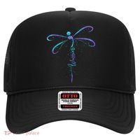 Suicide Prevention Awareness Warrior Dragonfly Semicolon Hat thumb 0