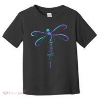 Suicide Prevention Awareness Warrior Dragonfly Semicolon Toddler T-Shirt thumb 0