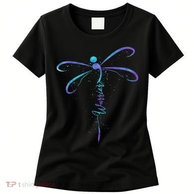Suicide Prevention Awareness Warrior Dragonfly Semicolon Women's T-Shirt