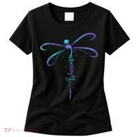 Suicide Prevention Awareness Warrior Dragonfly Semicolon Women's T-Shirt thumb 0