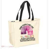 Some People Are Like Slinkies Tote Bag thumb 2