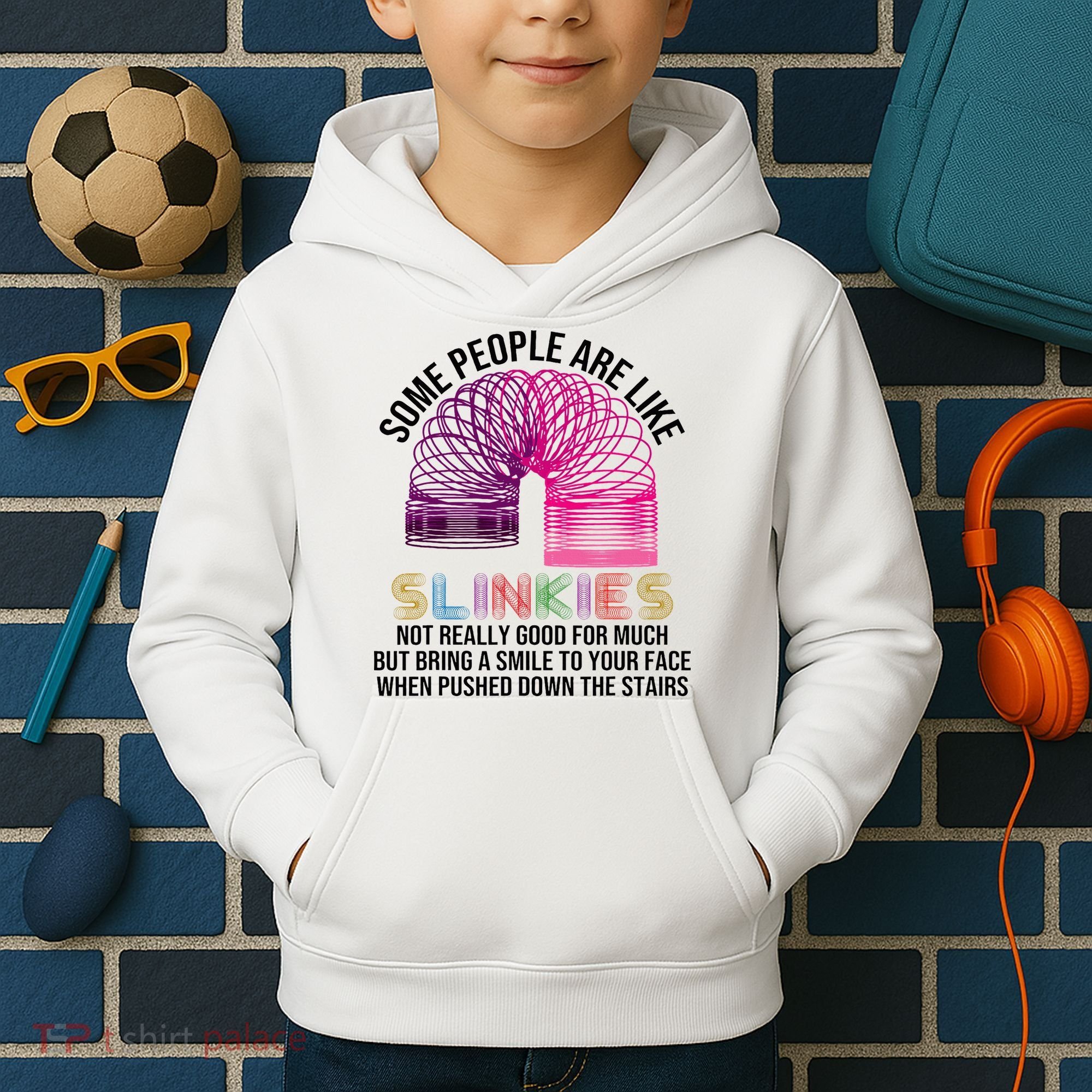 Some People Are Like Slinkies Kids Hoodie