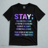 Suicide Prevention Awareness Stay Your Life Matters T-Shirt thumb 5