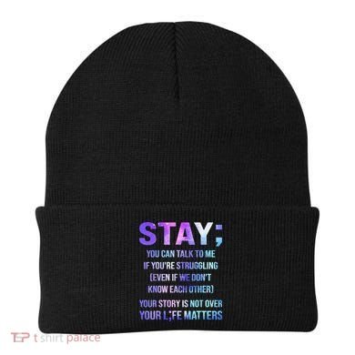 Suicide Prevention Awareness Stay Your Life Matters Beanie