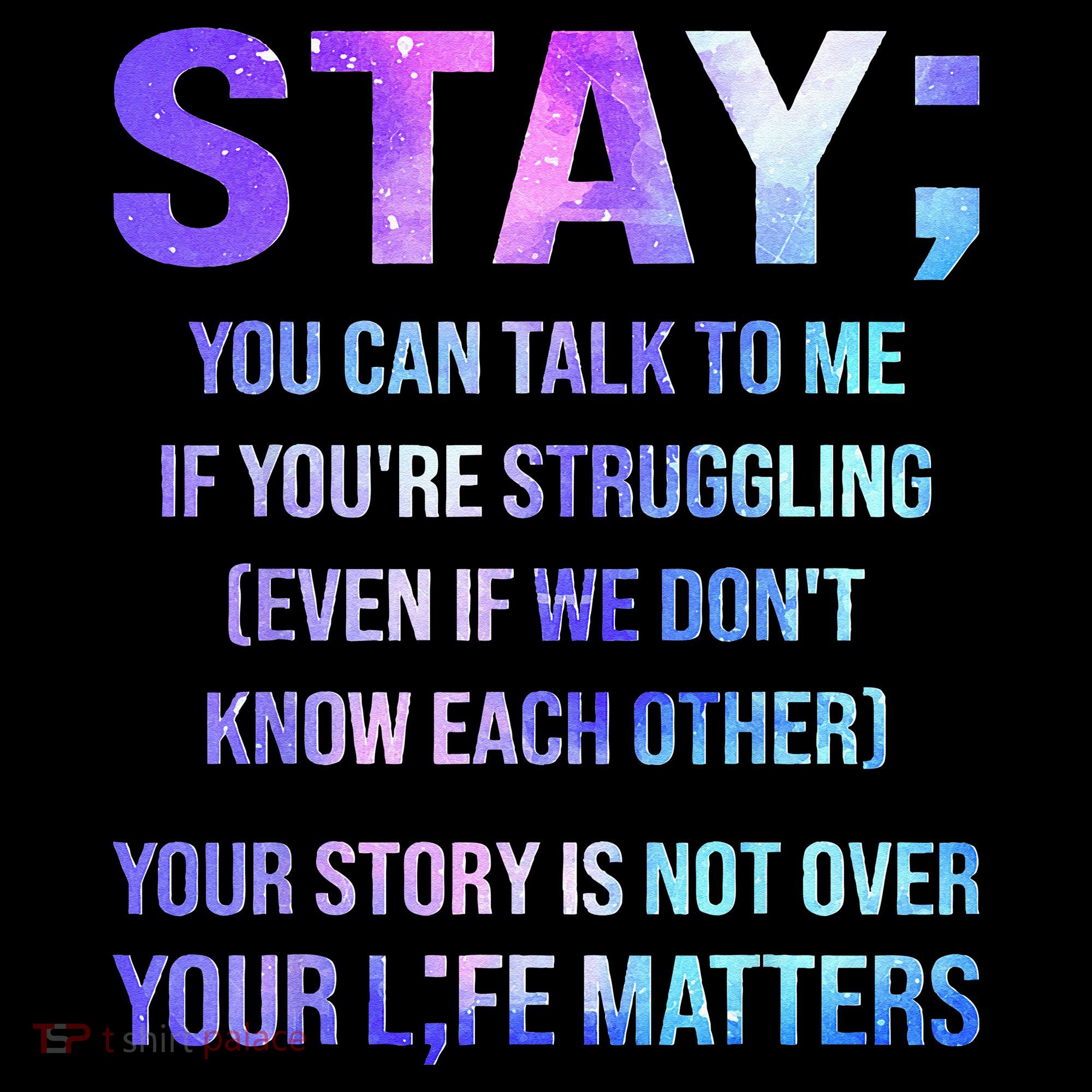 Suicide Prevention Awareness Stay Your Life Matters Mousepad