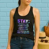 Suicide Prevention Awareness Stay Your Life Matters Women's Tank Top thumb 2