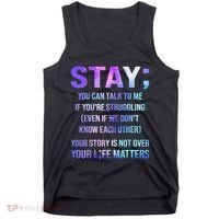 Suicide Prevention Awareness Stay Your Life Matters Tank Top thumb 0